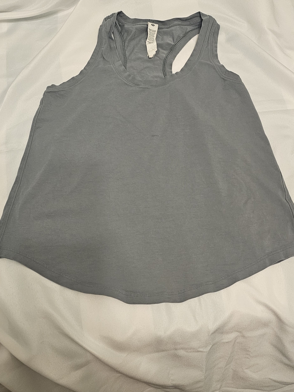 lululemon athletica Light Gray Racerback Tank